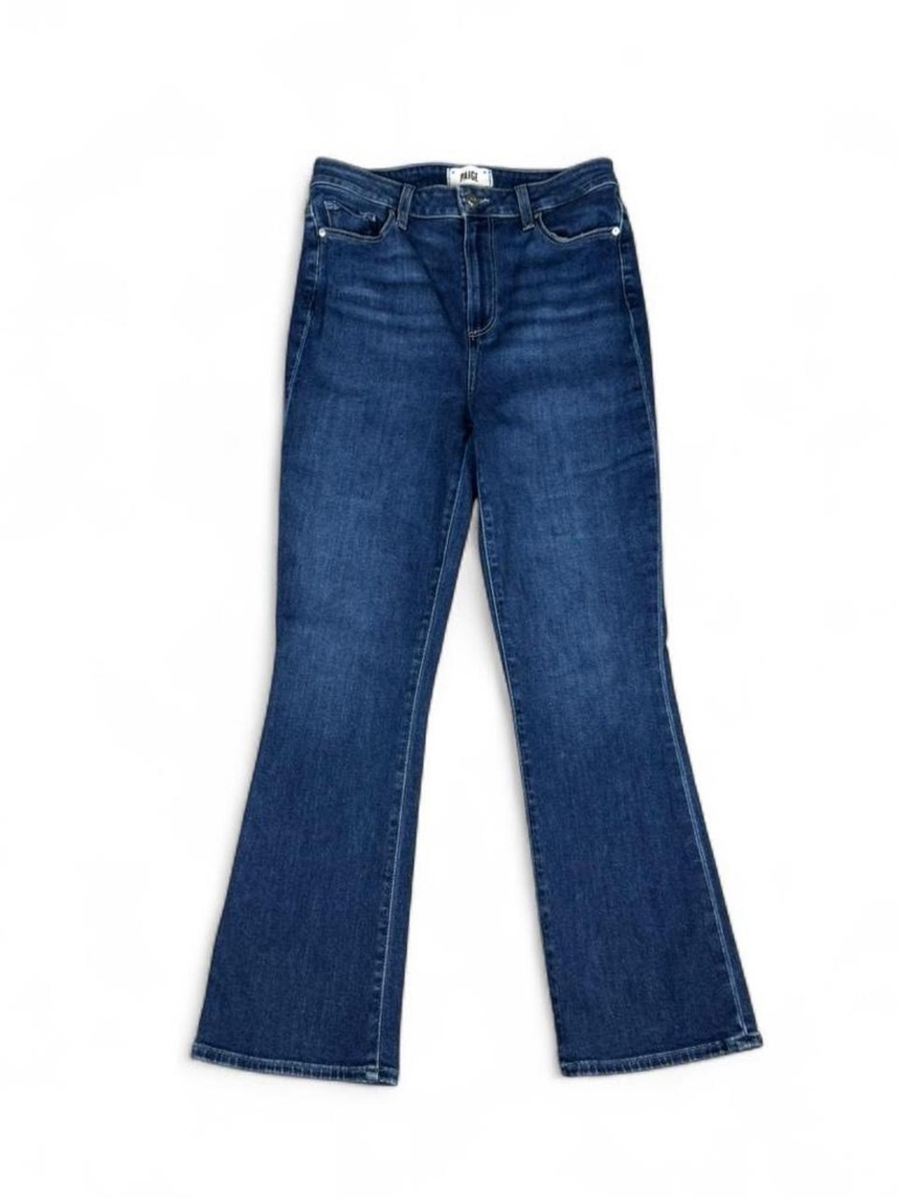 PAIGE Claudine Flare Jeans Women’s Size 28 Dark Wash High Rise Stretch Denim